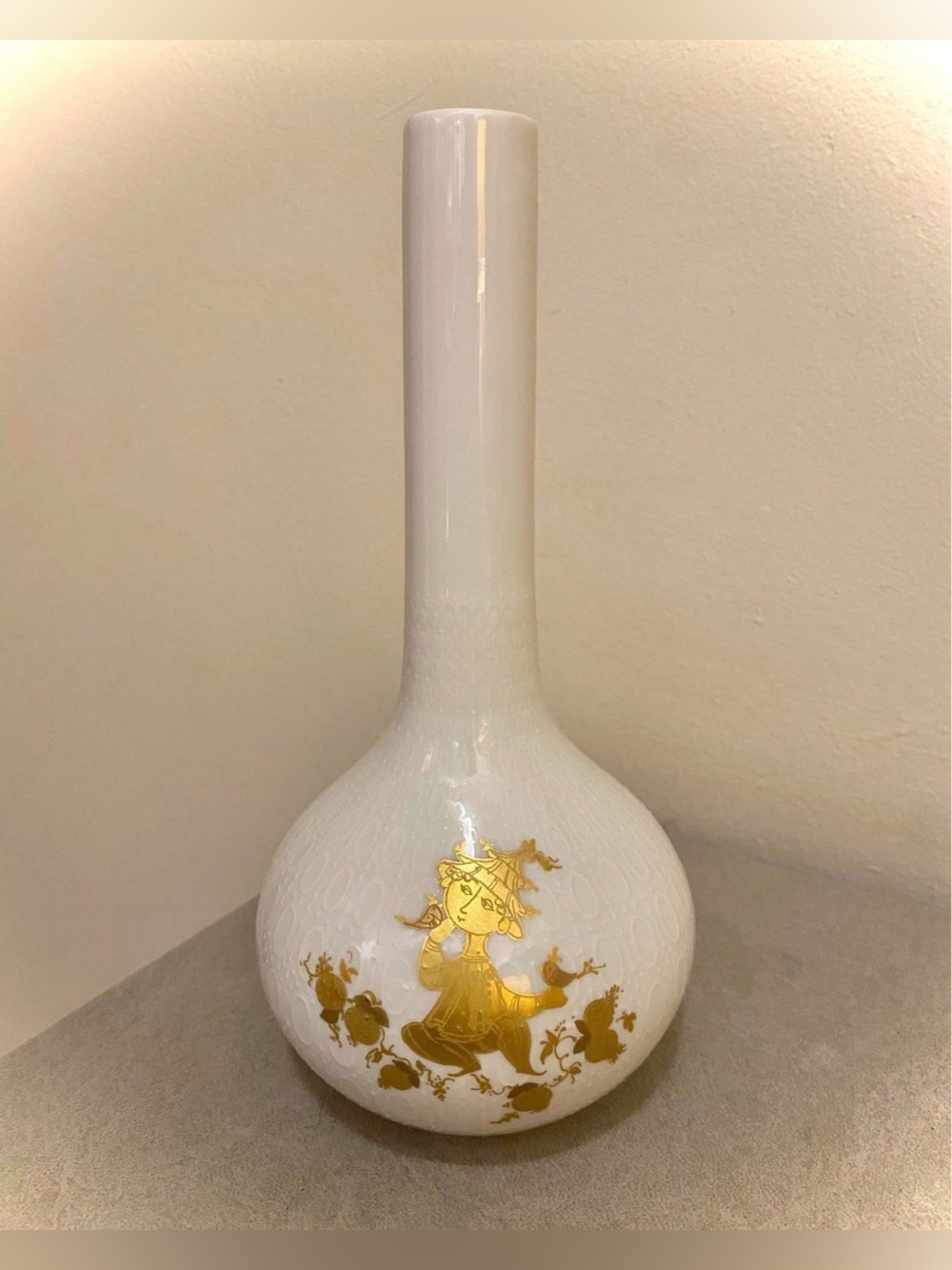 Vintage Rosenthal Studio Line, Bjørn Wiinblad "ROMANZE" Tall Vase, German